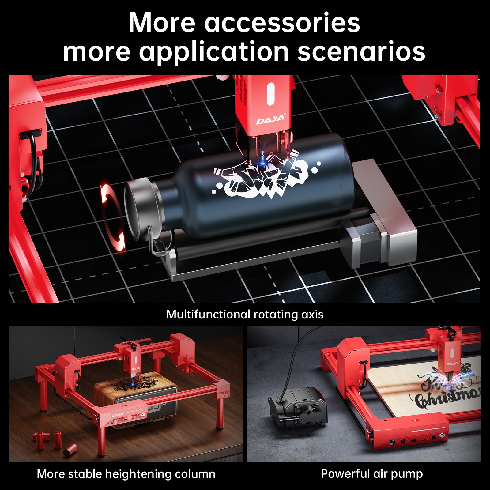 DAJA A6 Pro Enclosed Small Laser Engraving Machine