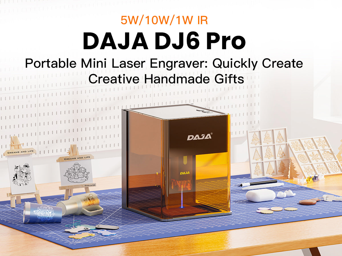 DAJA DJ6 Pro Enclosed Portable laser Engraving Machine – DAJA Laser