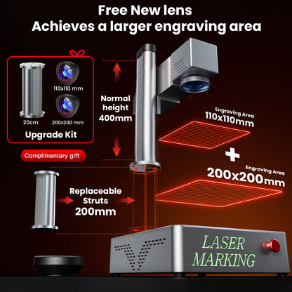 DAJA S4 High Precision Fiber Laser Marking Machine