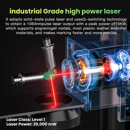 DAJA S4 High Precision Fiber Laser Marking Machine