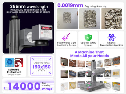 DAJA A1 Versatile UV Laser Marking Machine