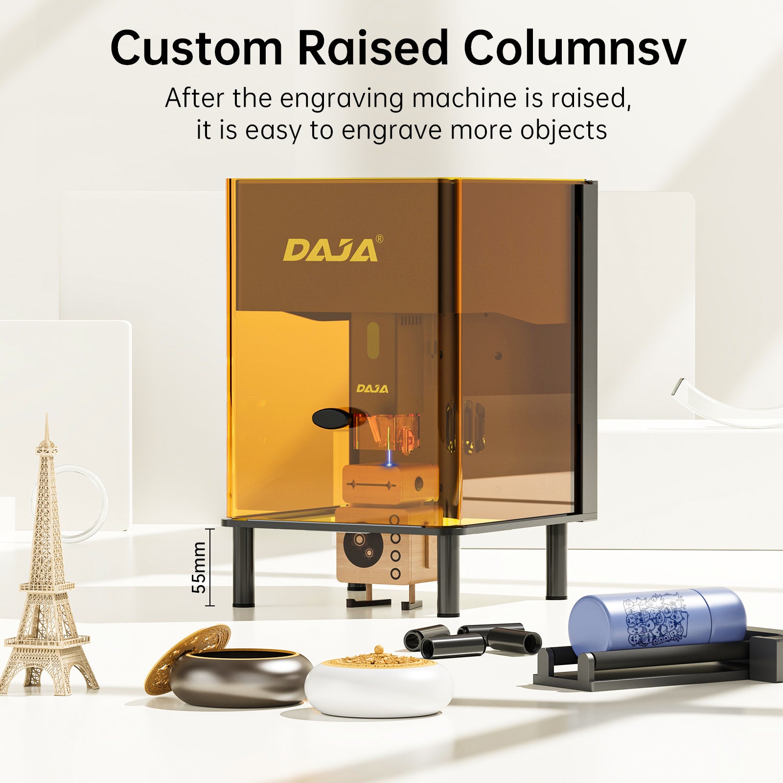 DAJA DJ6 Pro Enclosed Portable laser Engraving Machine – DAJA Laser