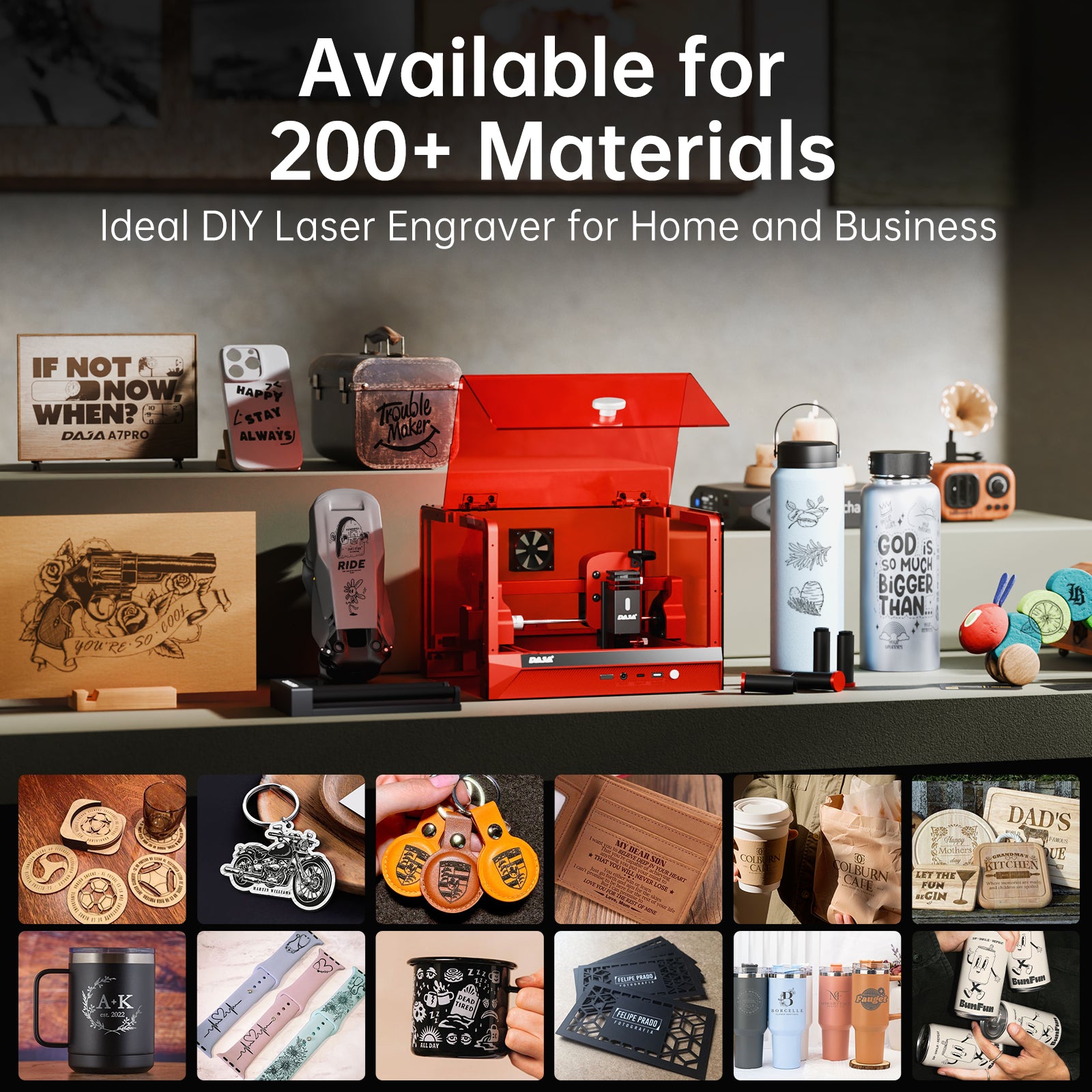 DAJA A7 Pro Enclosed Mini Laser Engraving Machine