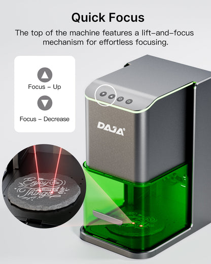 DAJA C1 Ultra Compact Blue Laser Engraver with High-Speed Galvo