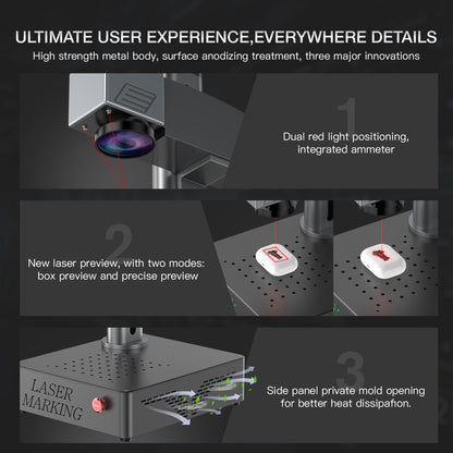 DAJA S4 High Precision Fiber Laser Marking Machine