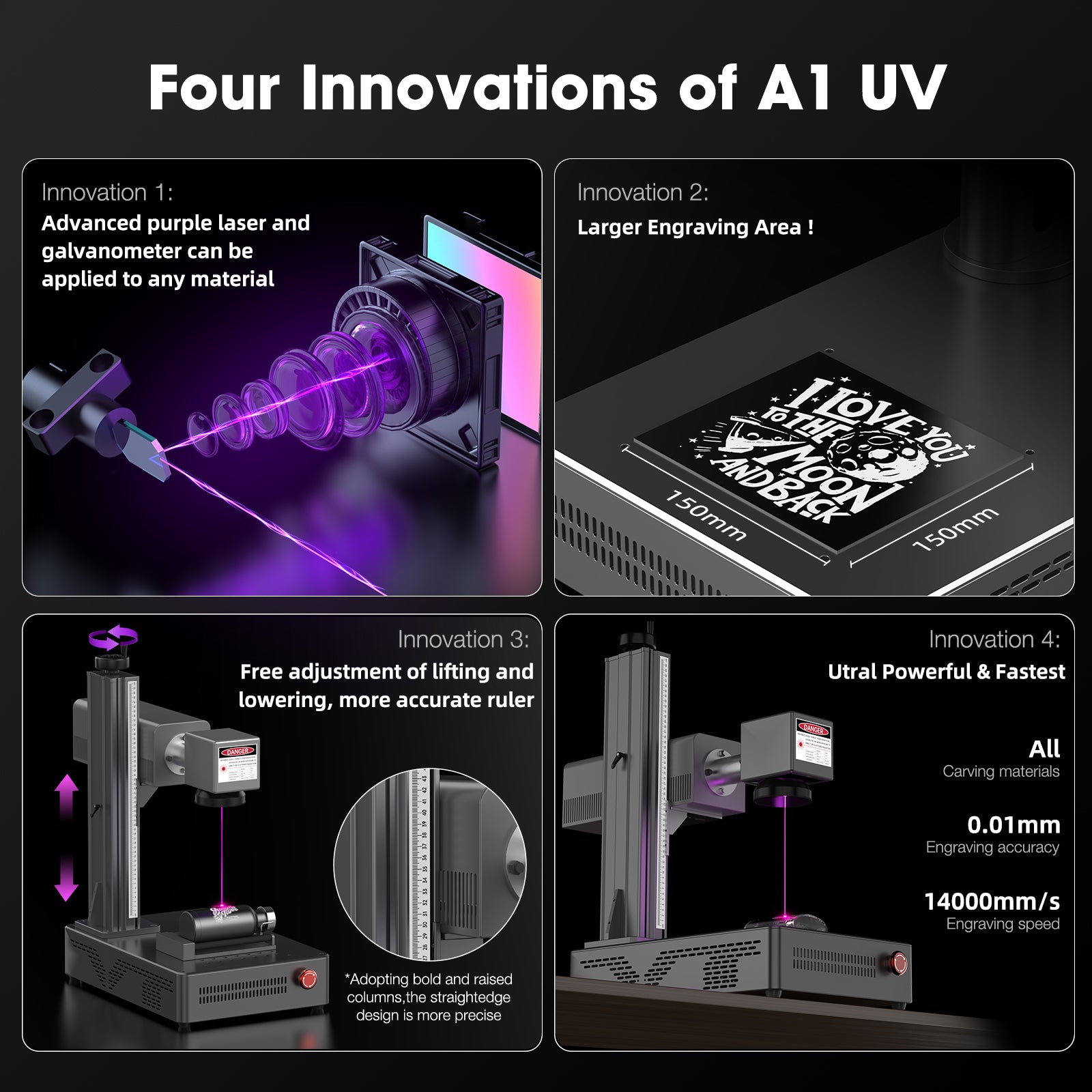DAJA A1 Versatile UV Laser Marking Machine