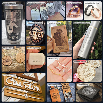 DAJA M6 All-in-one Fiber & Diode Dual laser Engraver