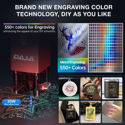 DAJA A6 Pro Enclosed Small Laser Engraving Machine